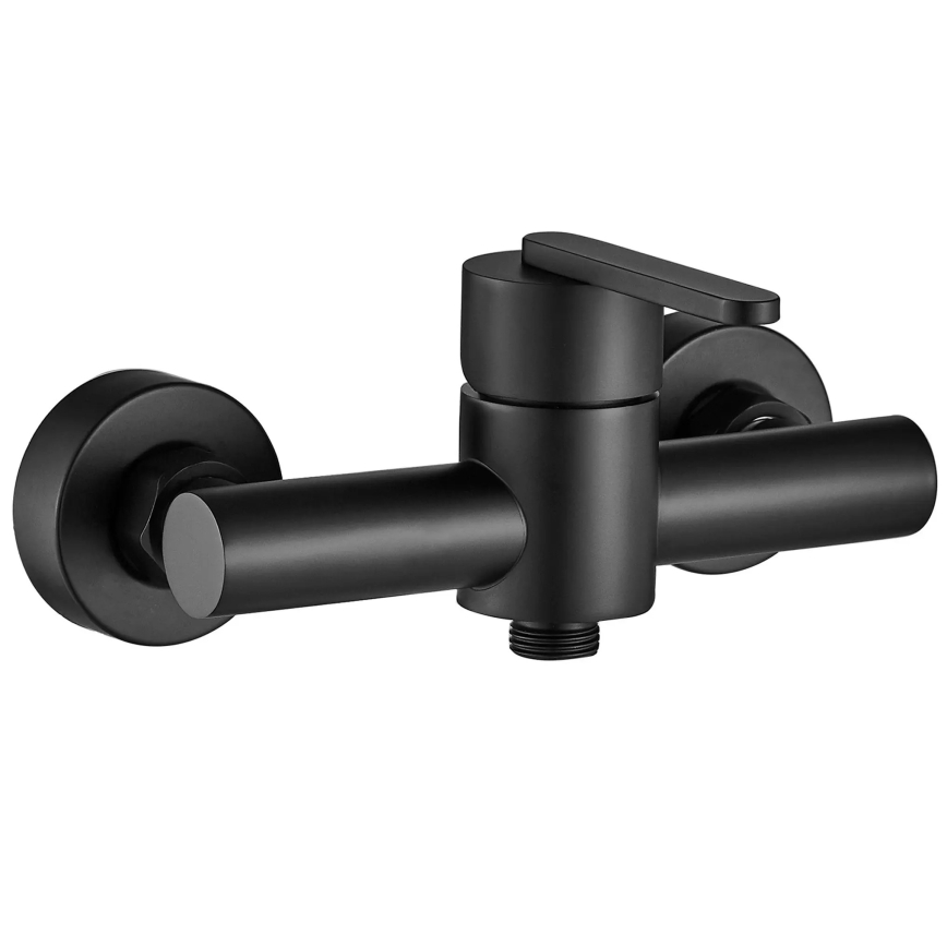 REA-B5500 - Juego de ducha con monomando ONTARIO negro