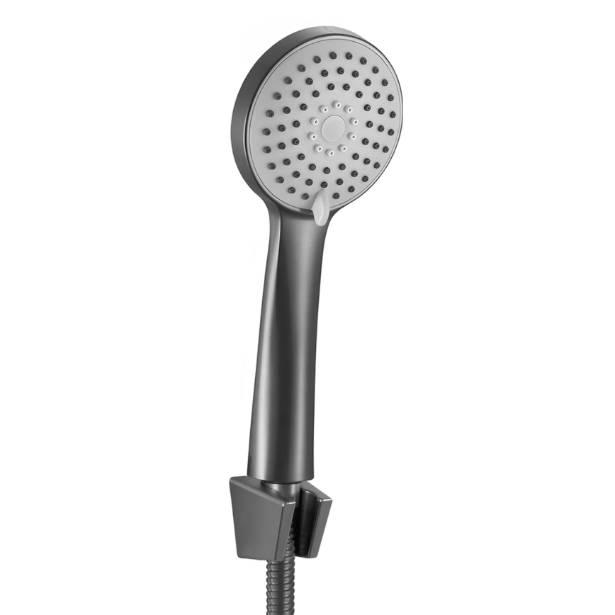 REA-B5503 - Set de ducha con grifería ONTARIO, acabado titanio