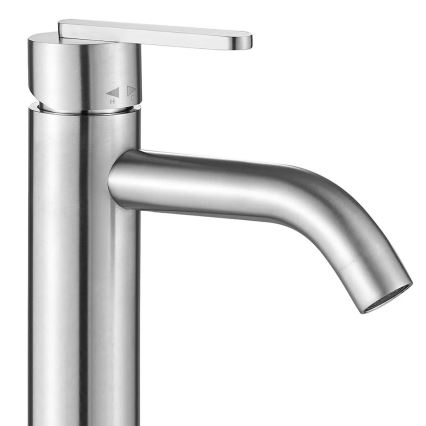 REA-B5510 - Grifo de lavabo ONTARIO 30 cm, acabado níquel