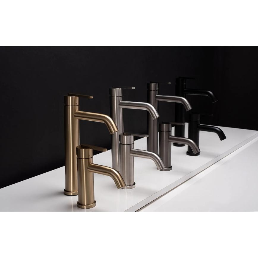 REA-B5511 - Grifo de lavabo ONTARIO 30 cm titanio
