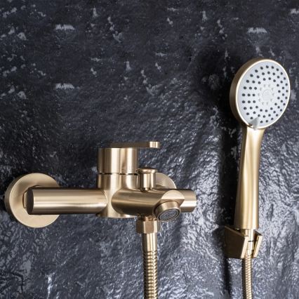 REA-B5513 - Set de grifería para bañera ONTARIO oro cepillado
