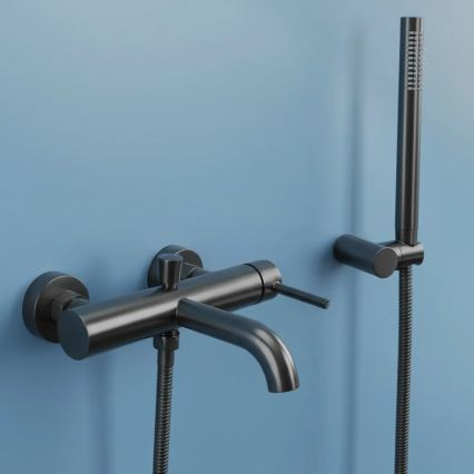REA-B6384 - Conjunto de bañera LUNGO titanio