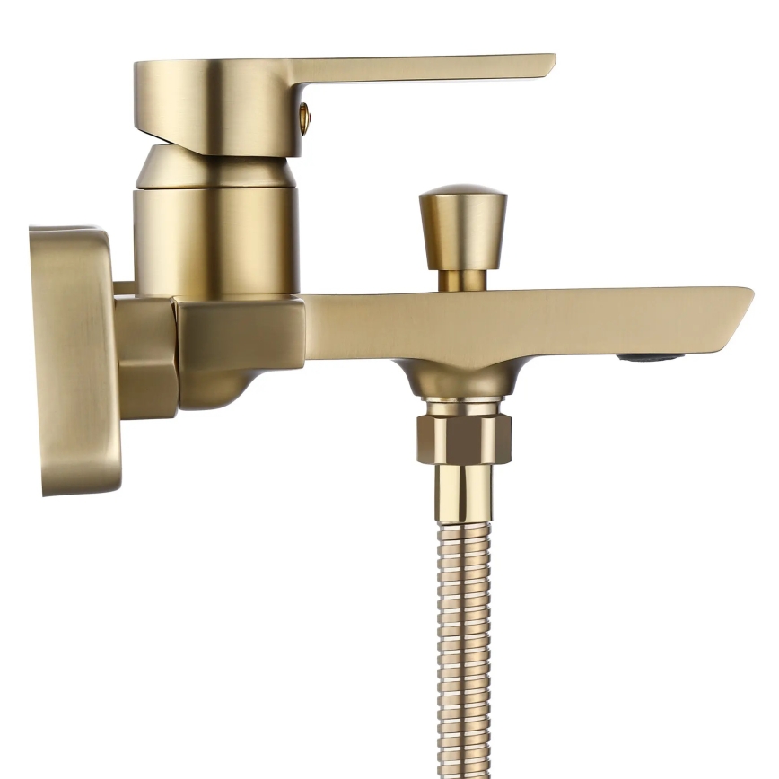 REA-B6414 - Conjunto para bañera ARGUS en oro cepillado