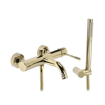 REA-B6448 - Juego para bañera LUNGO DIAMOND dorado