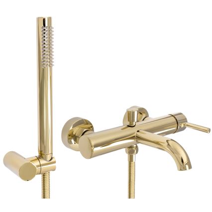 REA-B6635 - Juego para bañera LUNGO dorado