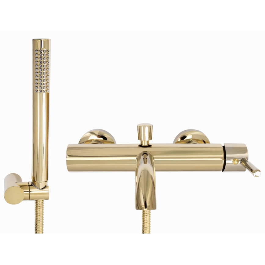 REA-B6635 - Juego para bañera LUNGO dorado
