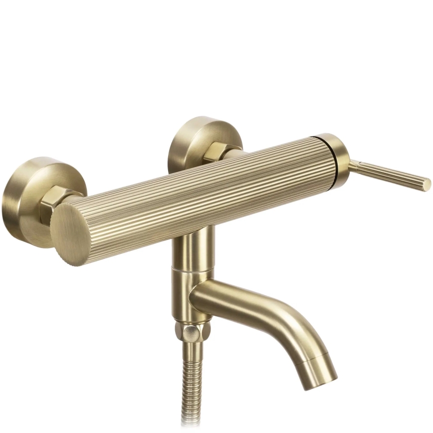 REA-B7804 - Juego para bañera ARGON dorado cepillado