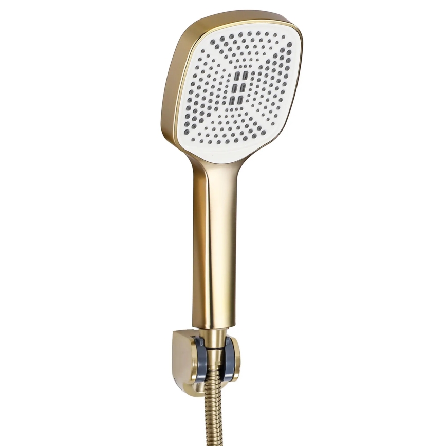 REA-B7963 - Conjunto para bañera STORM en oro cepillado