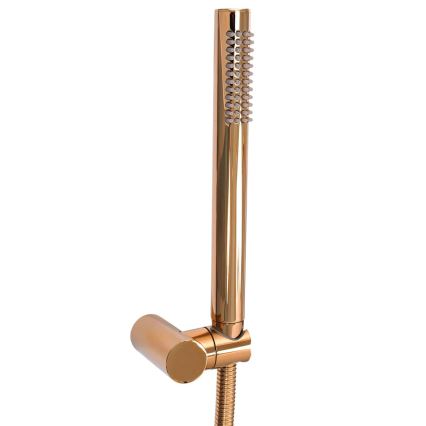 REA-B7987 - Juego de grifería para bañera LUNGO, acabado en cobre cepillado