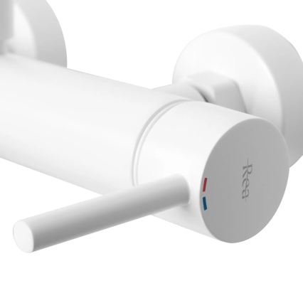 REA-B8030 - Conjunto de bañera LUNGO blanco mate