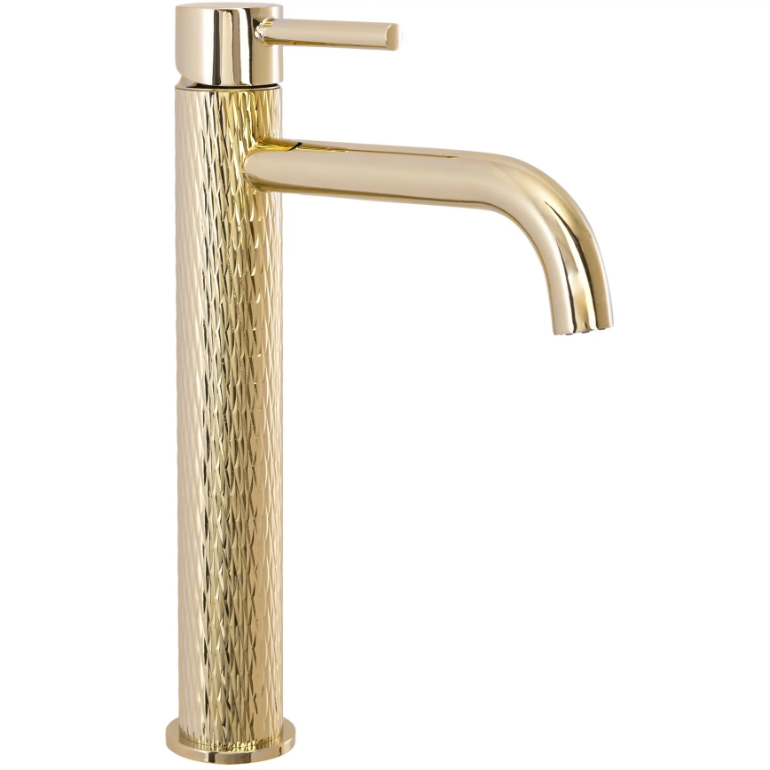 REA-B8821 - Grifo de lavabo LUNGO ART 28 cm dorado