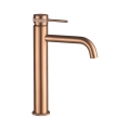 REA-B8988 - Grifo de lavabo LUNGO 28 cm acabado en cobre cepillado