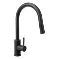 REA-B9147 - Grifo para fregadero con alcachofa extraíble FRESH 39,5 cm negro mate