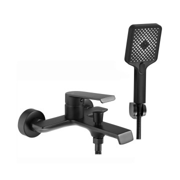 REA-B9967 - Conjunto para bañera HASS negro mate