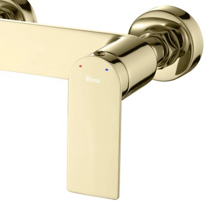 REA-B9985 - Juego para bañera STORM dorado