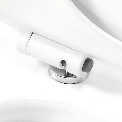 REA-C1652 - Inodoro suspendido GUSTAVO RIMLESS con asiento, cerámica/blanco