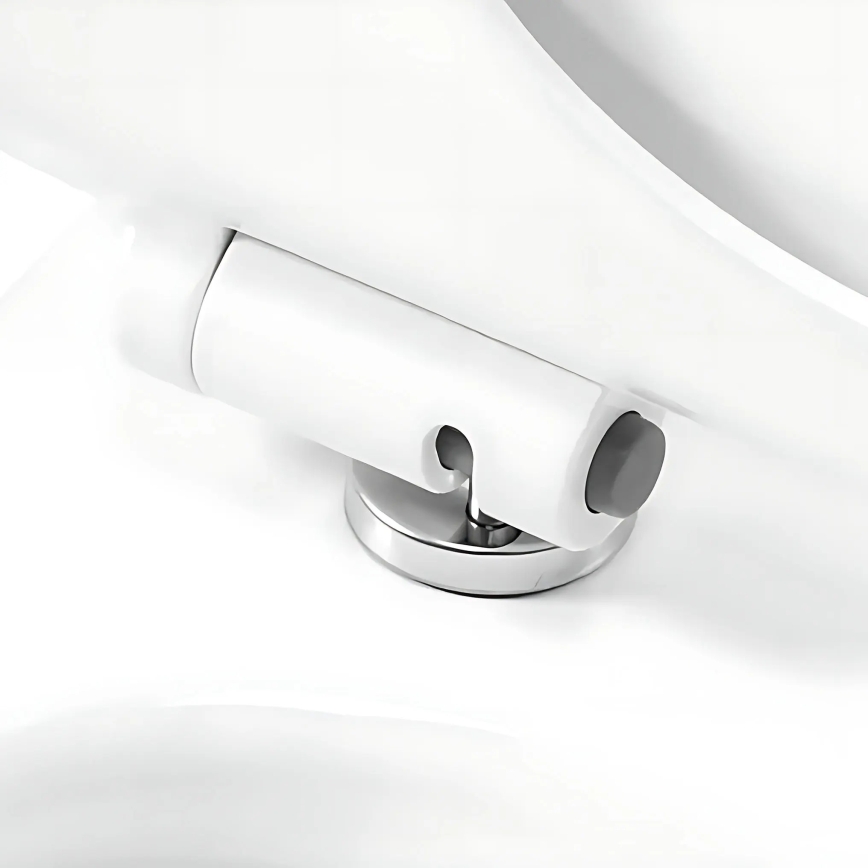 REA-C1652 - Inodoro suspendido GUSTAVO RIMLESS con asiento, cerámica/blanco