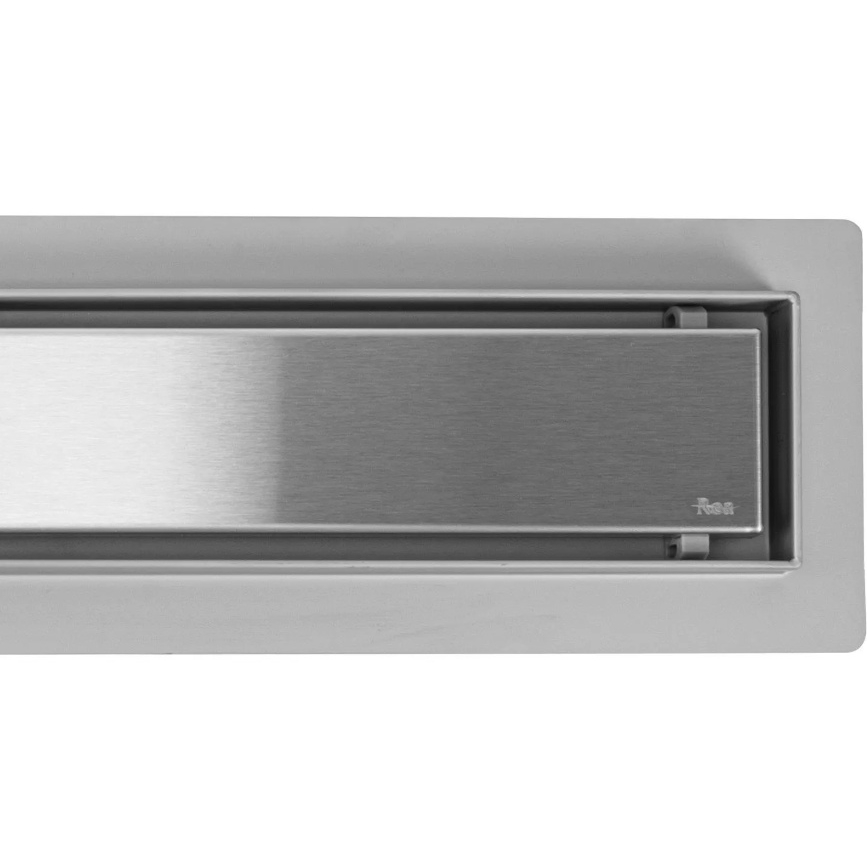 REA-G2501 - Canaleta de desagüe NEOX de 60 cm, acero inoxidable