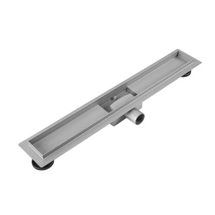 REA-G2501 - Canaleta de desagüe NEOX de 60 cm, acero inoxidable