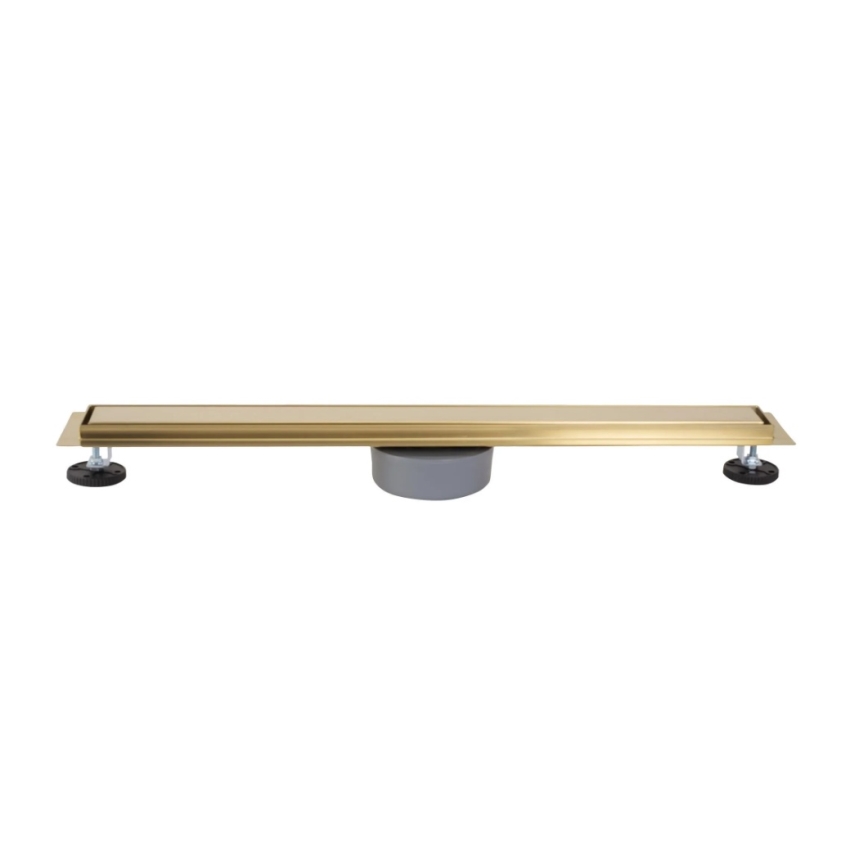 REA-G2703 - Canal de desagüe NEOX PRO 80 cm acero inoxidable/oro cepillado