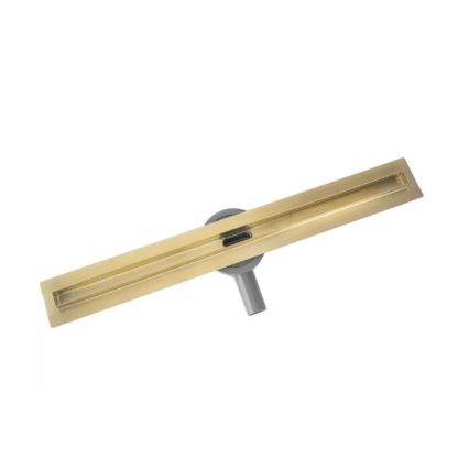 REA-G2714 - Canaleta de desagüe NEOX SLIM 70 cm acero inoxidable/dorado cepillado