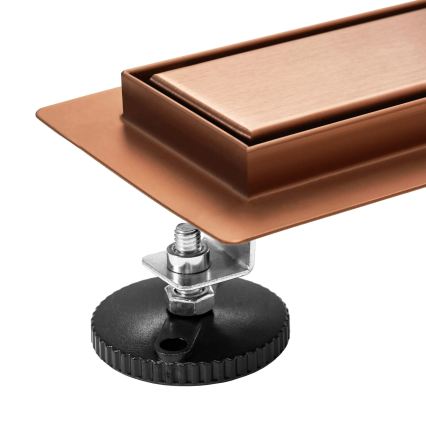 REA-G4800 - Canal de desagüe NEOX PRO 60 cm cobre cepillado