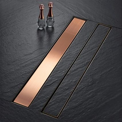 REA-G4801 - Sumidero lineal NEOX PRO 70 cm, cobre cepillado