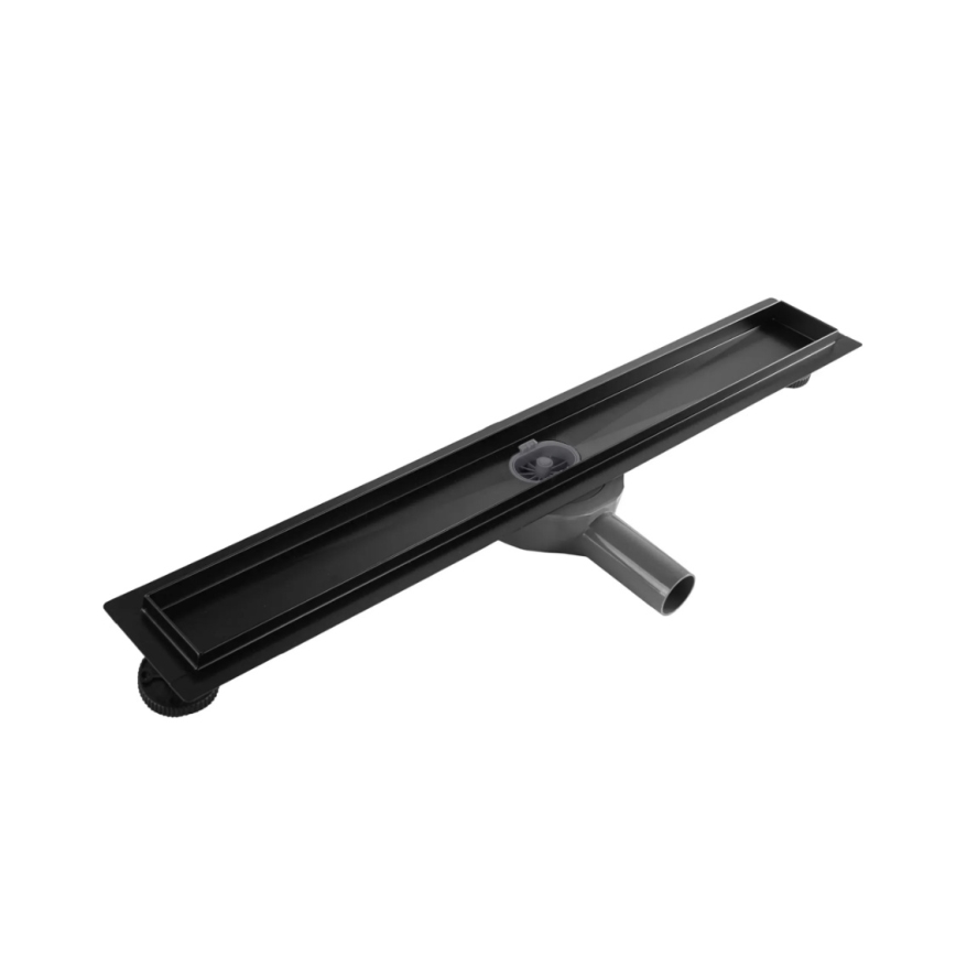 REA-G7803 - Sumidero lineal NEOX PRO 80 cm acero inoxidable/negro