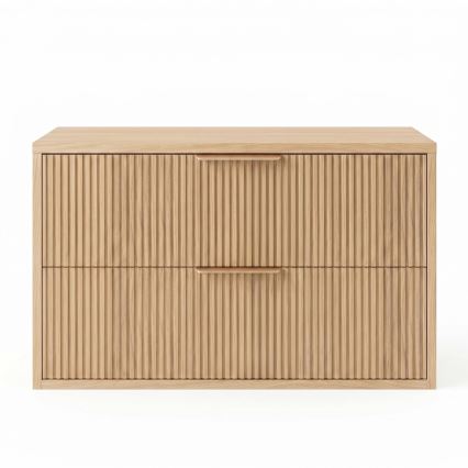 REA-M0409 - Mueble de baño suspendido bajo lavabo MONO 80x48,5 cm, beige