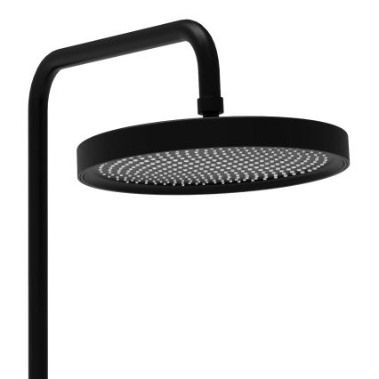 REA-P0360 - Juego de ducha con grifo CREO, acabado negro mate