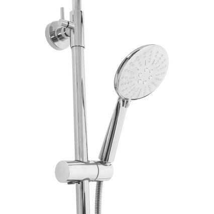 REA-P6607 - Juego de ducha con grifo termostático LUNGO cromo brillante