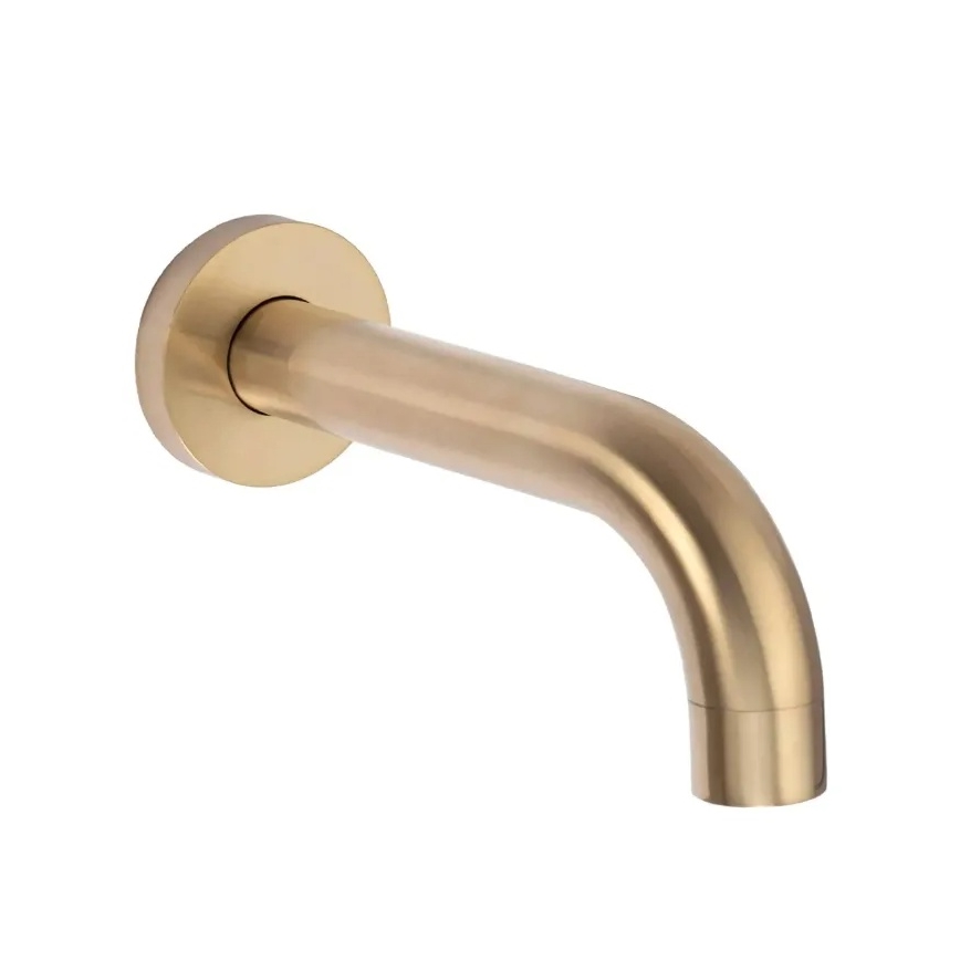 REA-P6609 - Set de ducha con grifería empotrada LUNGO en oro cepillado