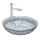 REA-U0267 - Lavabo sobre encimera ARTE Ø 40 cm cerámica/diseño ornamental