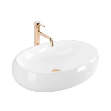 REA-U0656 - Lavabo sobre encimera MELANIA 40,5x60 cm cerámica/blanco brillante