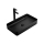 REA-U3690 - Lavabo sobre encimera DENIS 35x61 cm cerámica/negro mate