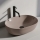 REA-U6380 - Lavabo para encimera LISA 35x49 cm cerámica/marrón brillante