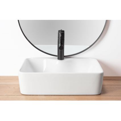 REA-U6524 - Lavabo sobre encimera KELLY 38x49 cm cerámica/blanco brillante