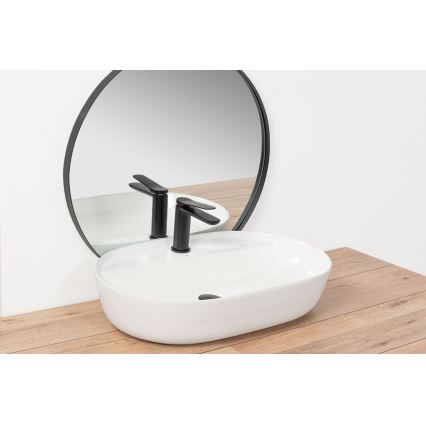 REA-U7900 - Lavabo para encimera AURA 40,5x60,5 cm cerámica/blanco brillante