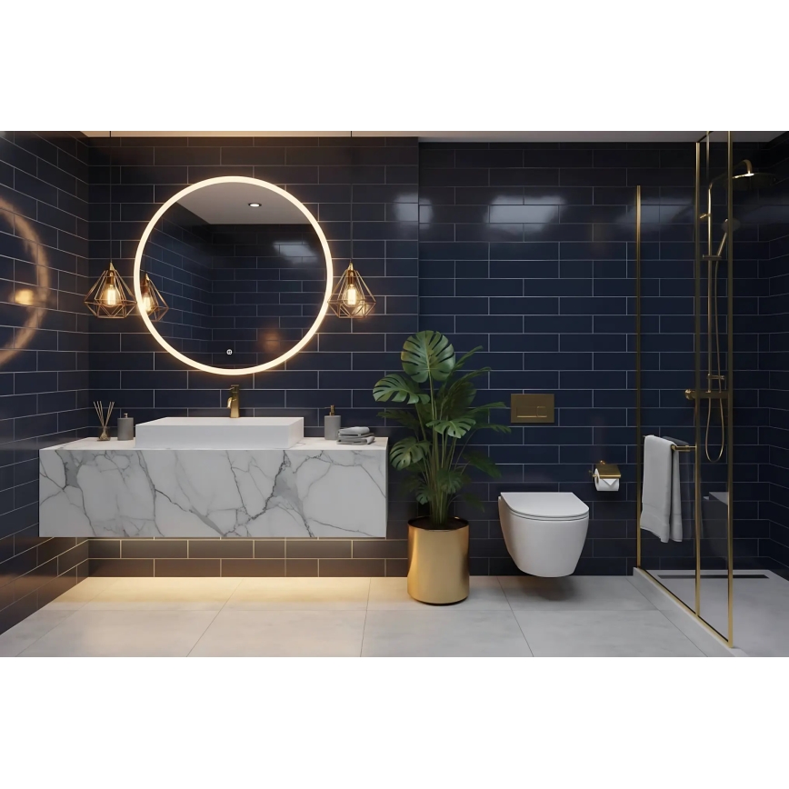 REA-U8900 - Lavabo sobre encimera GOYA 37x50 cm aglomerado/blanco mate