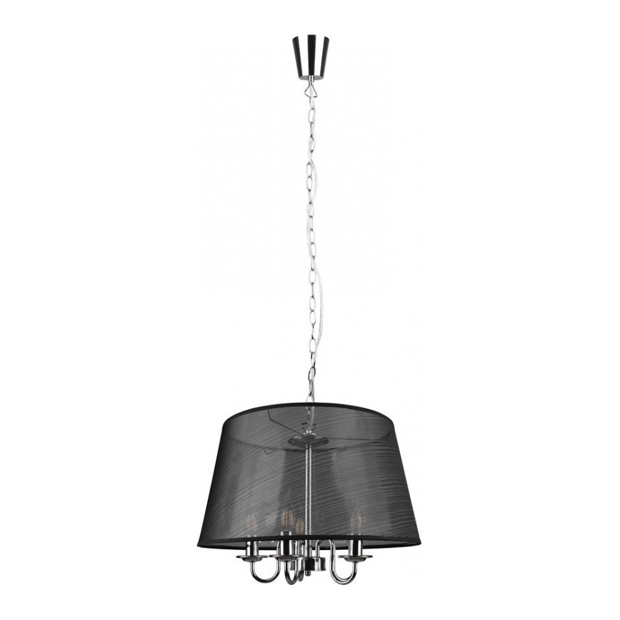 Reality - Lámpara colgante LED con cadena CIMA 5xE14/40W/230V negra