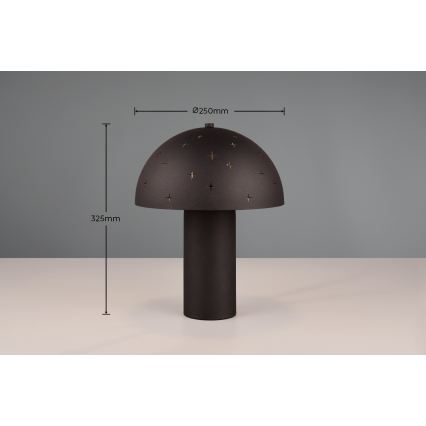 Reality - Lámpara de mesa SETA 1xE14/28W/230V negra