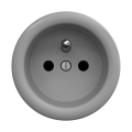 Reblig - Enchufe doméstico retro sin marco 230V gris