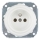 Reblig - Enchufe retro de porcelana para uso doméstico sin marco 250V/16A blanco