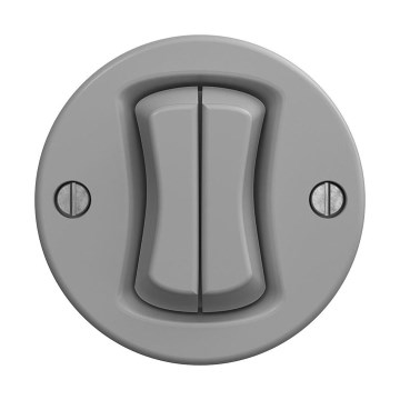 Reblig - Interruptor de la serie Retro sin marco nº 5 gris