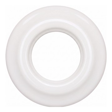 Reblig - Marco retro de porcelana sencillo, blanco