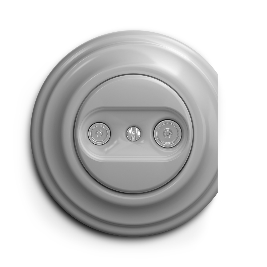 Reblig - Marco retro gris intenso