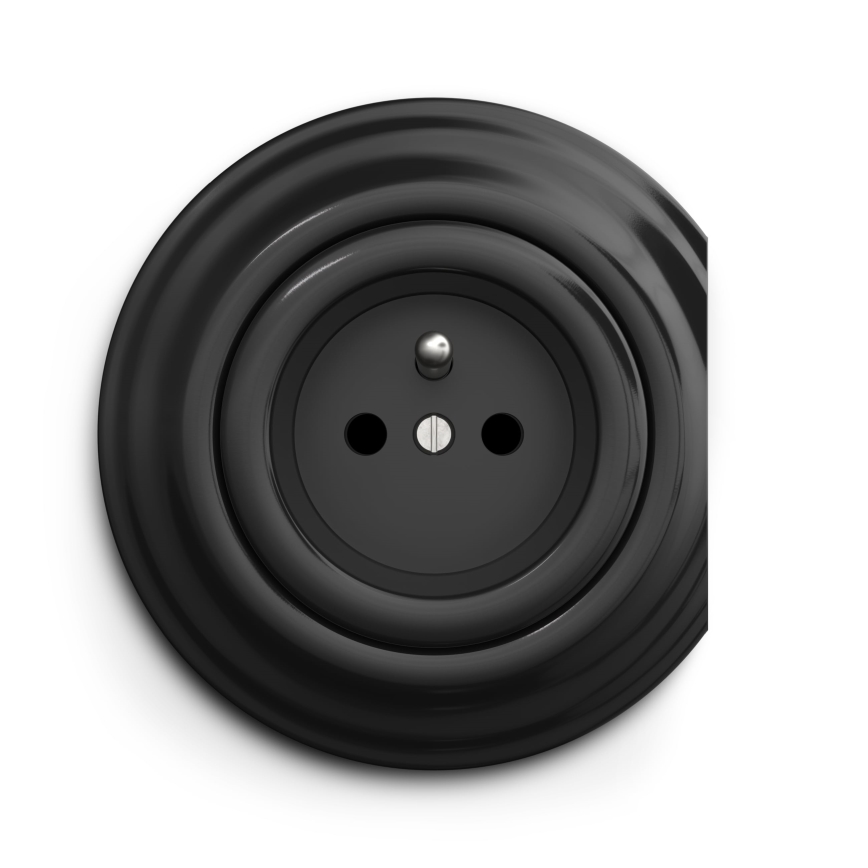 Reblig - Marco retro lateral negro