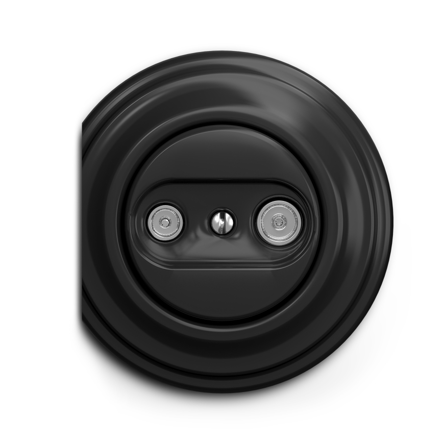 Reblig - Marco retro lateral negro