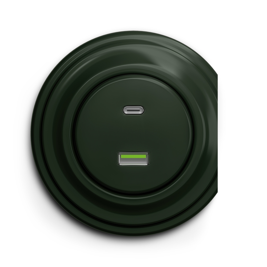 Reblig - Marco retro lateral verde