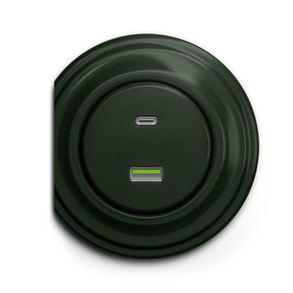 Reblig - Marco retro lateral verde
